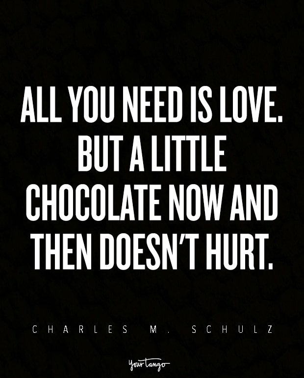 charles m schulz food and love quote