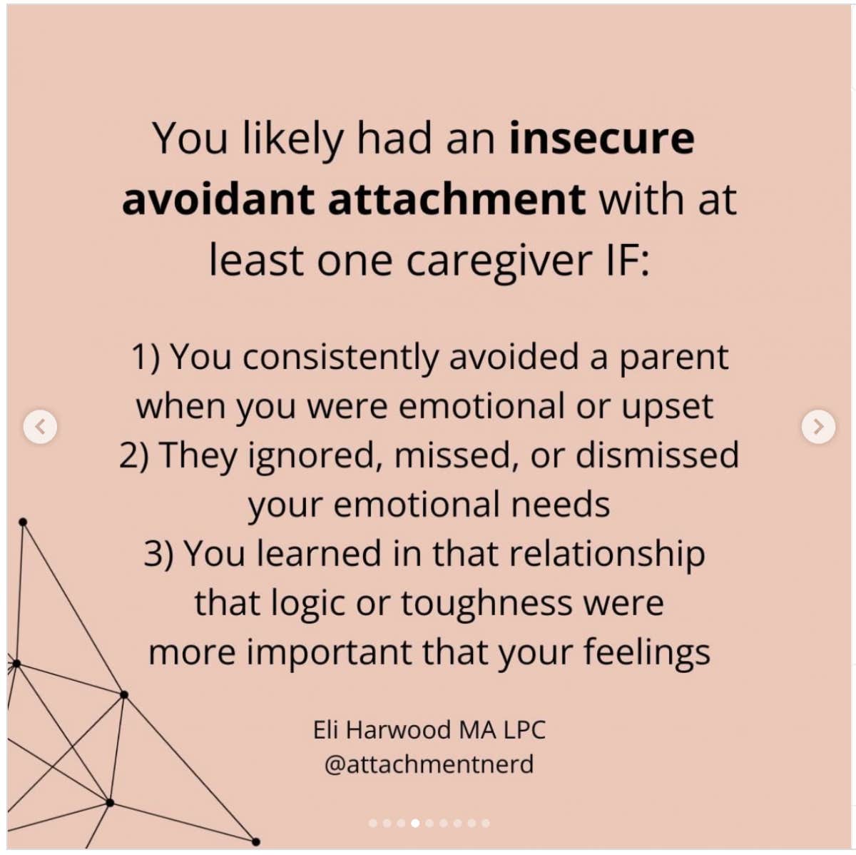 Eli Harwood on Insecure Avoidant attachment
