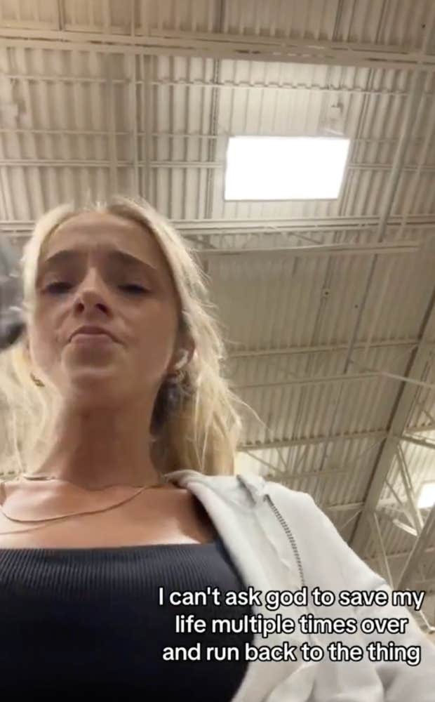 clip from video in which woman was harassed at the gym by Christian man