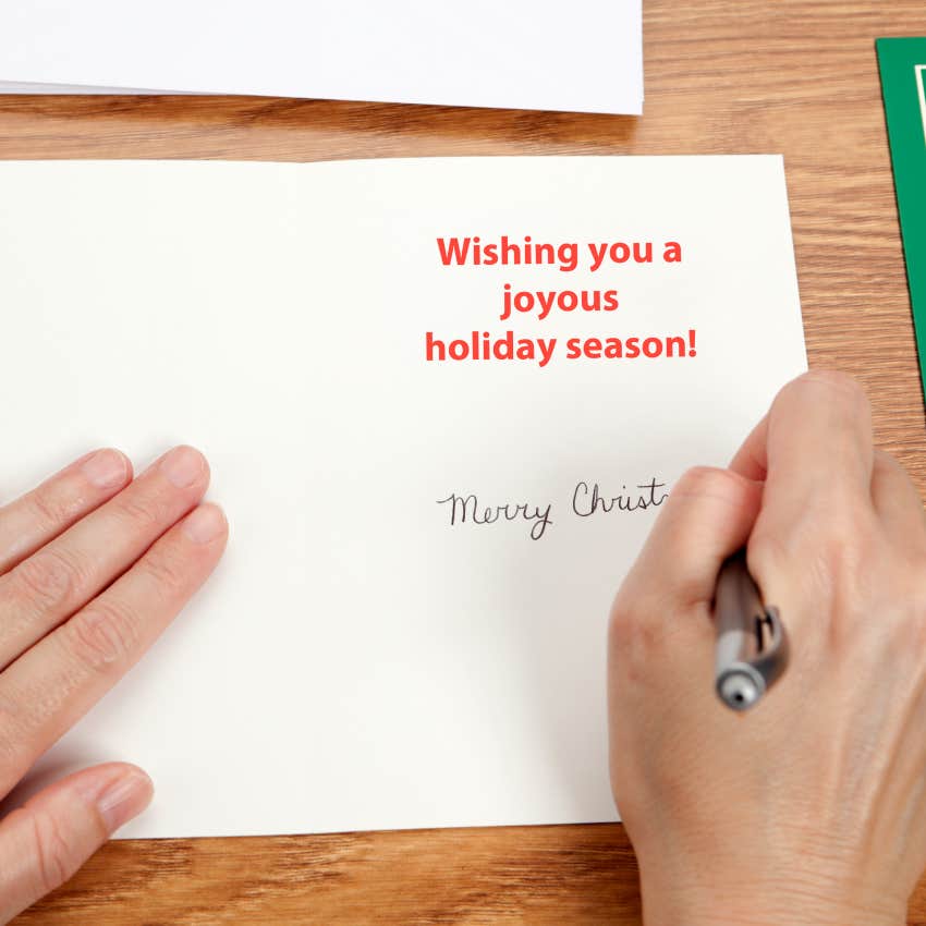 Man Makes Single Christmas Cards To Let Friends And Family Know He&#039;s Still Not Married