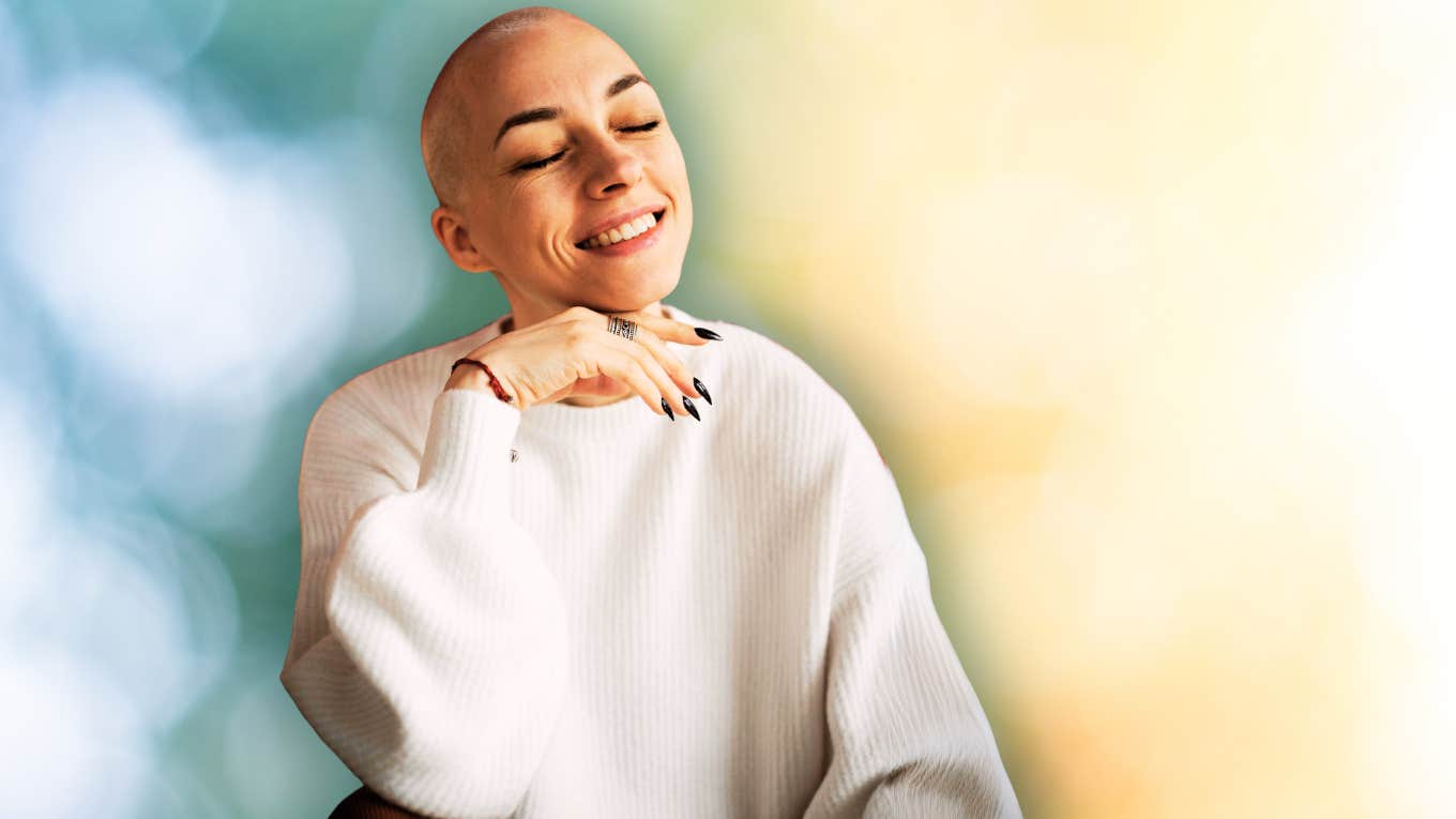 Cancer teaching woman how to be happy in the mist of difficult times