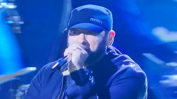 Why Did Eminem Perform At The Oscars? Rapper Shocks Audience With 'Lose Yourself' Rendition