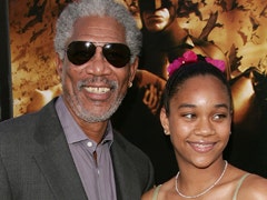 Morgan Freeman & Step-granddaughter