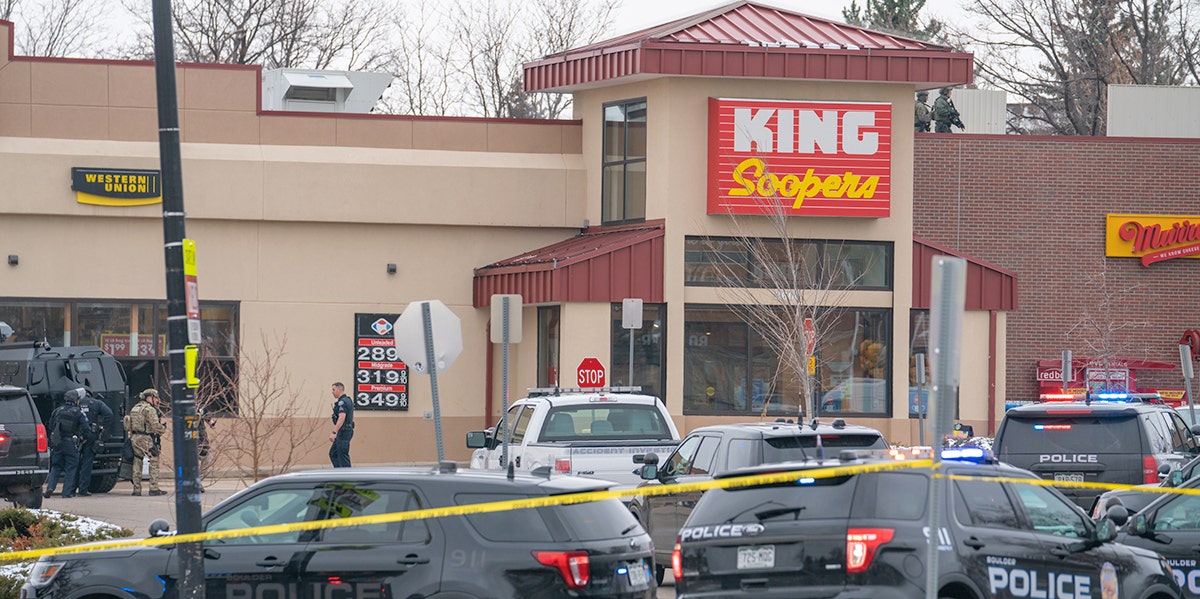 King Soopers supermarket, location of the Boulder shooting