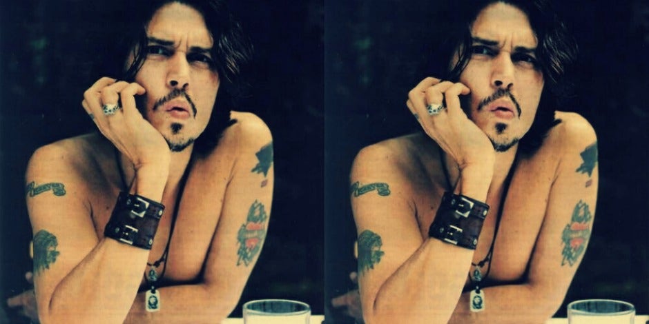 couples tattoos Johnny Depp
