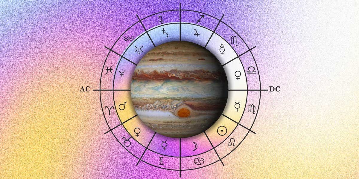 jupiter and astrology house wheel