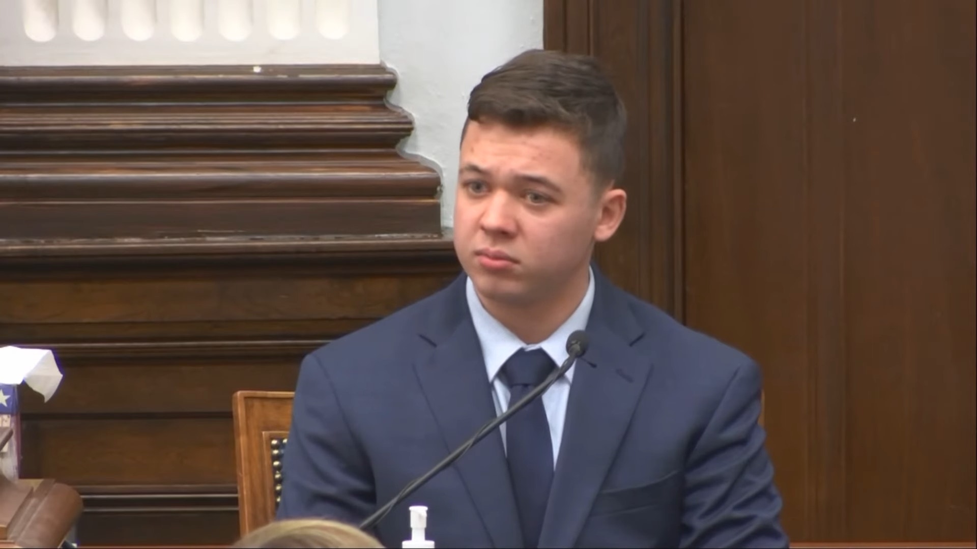 Kyle Rittenhouse on the stand testifying