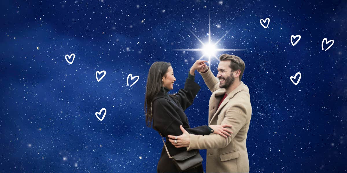 couple in the stars