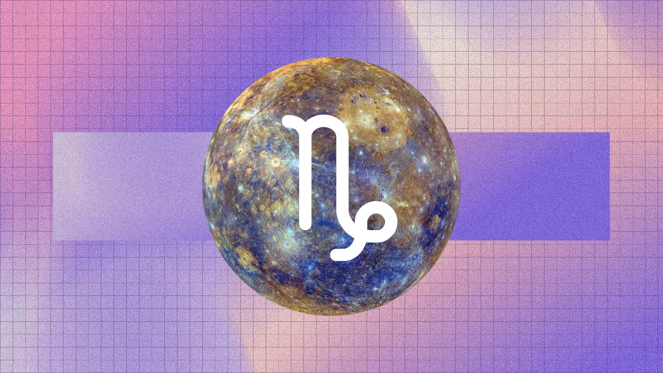 mercury and capricorn symbol
