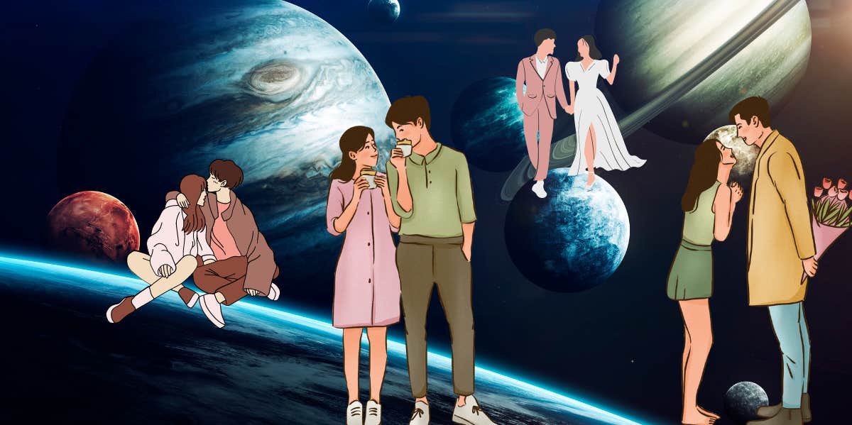 couples in outer space