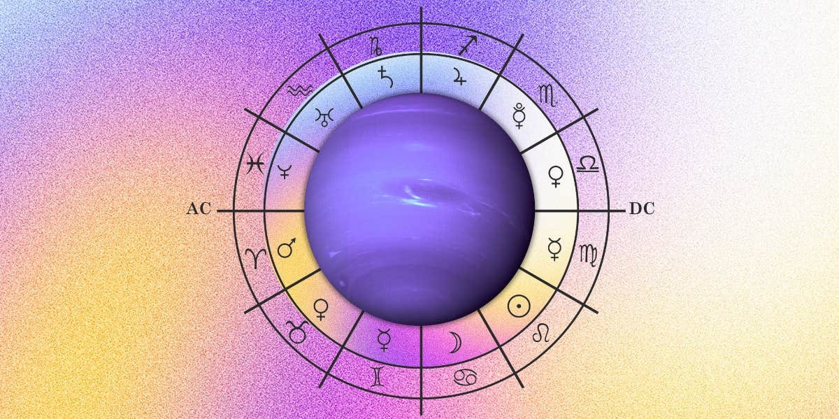 neptune and astrology house wheel