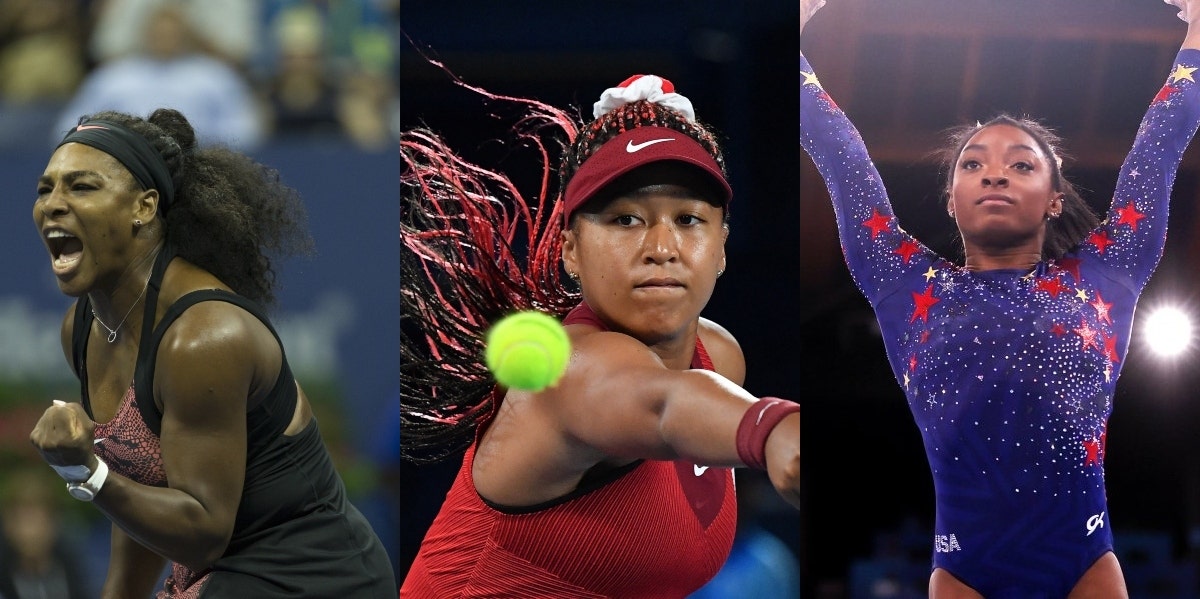Serena Williams, Naomi Osaka & Simone Biles