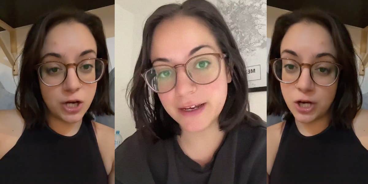 Woman on TikTok told to talk more at work