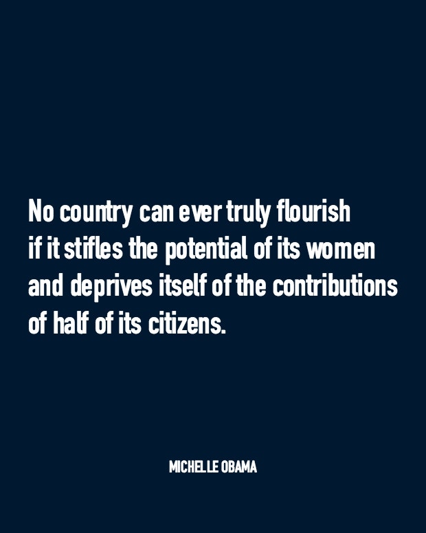 Michelle Obama FLOTUS Women Quotes