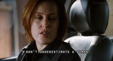 Gillian Anderson "Don't Underestimate a Woman"