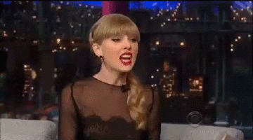 Taylor Swift screaming