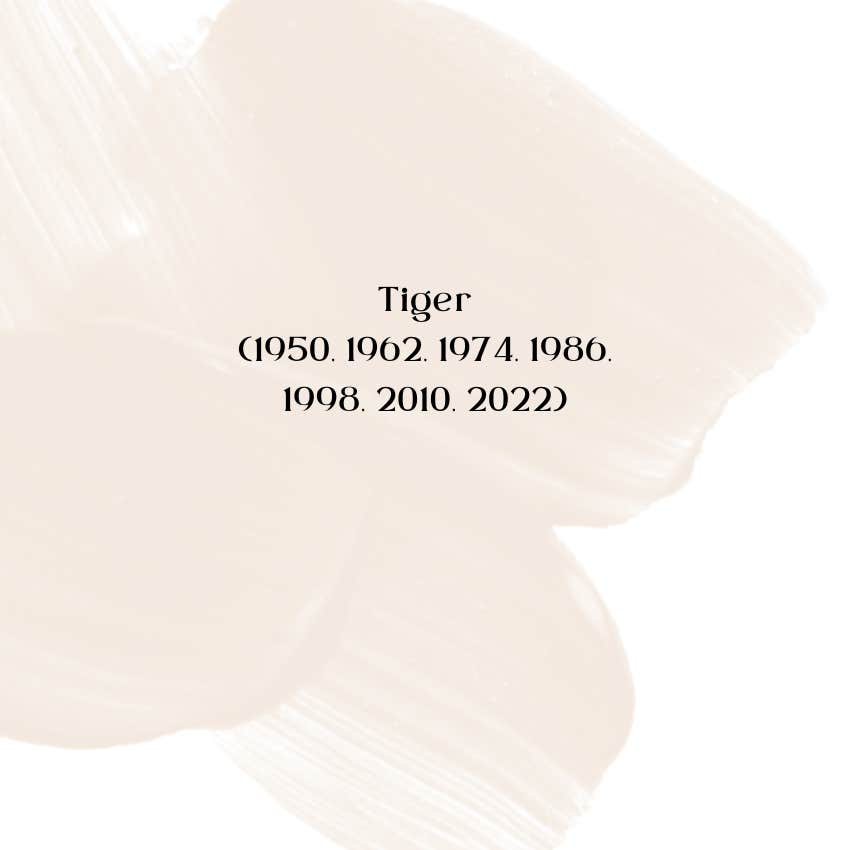 tiger chinese zodiac sign weekly horoscope for april 29 - may 5, 2024