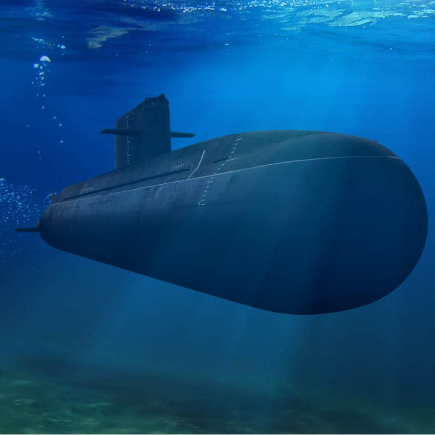 submarine in ocean 