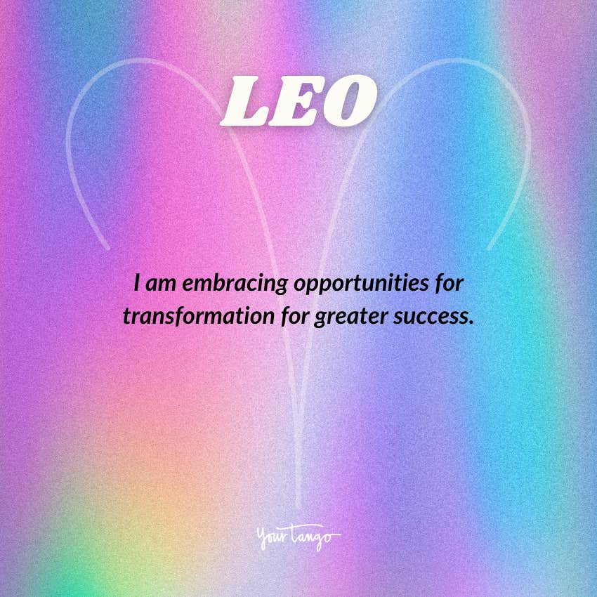 leo abundance affirmation may 27