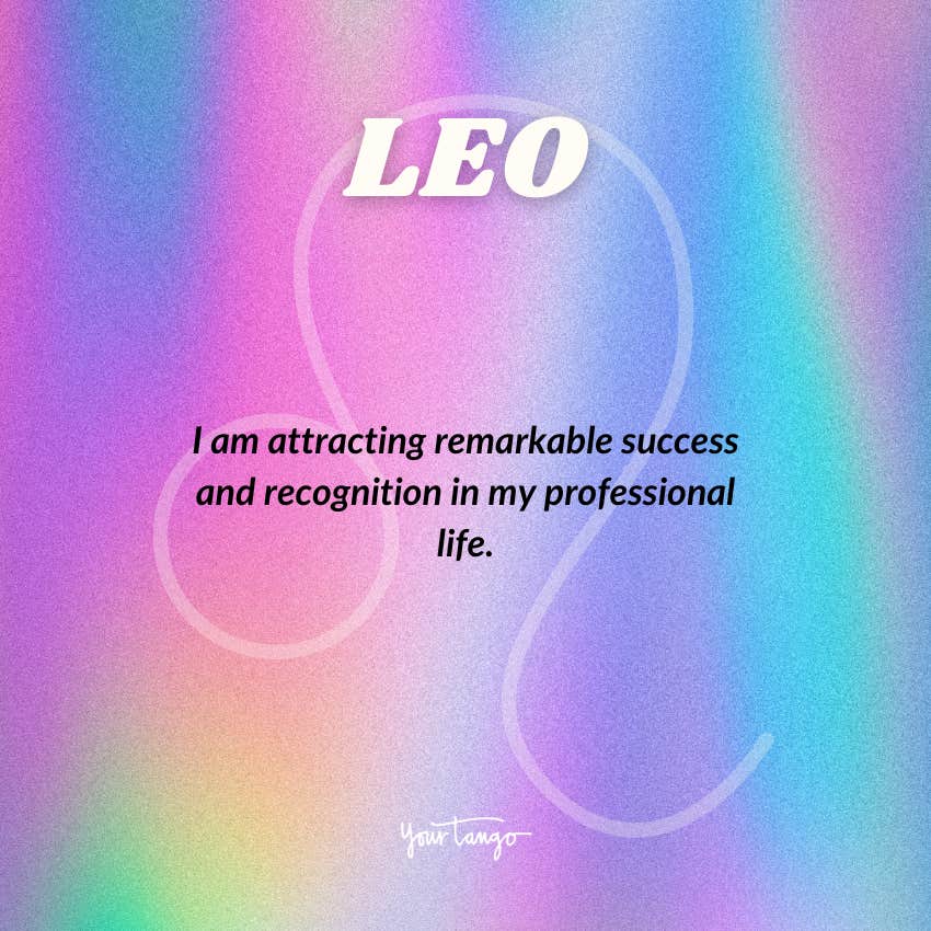 leo abundance affirmation may 31