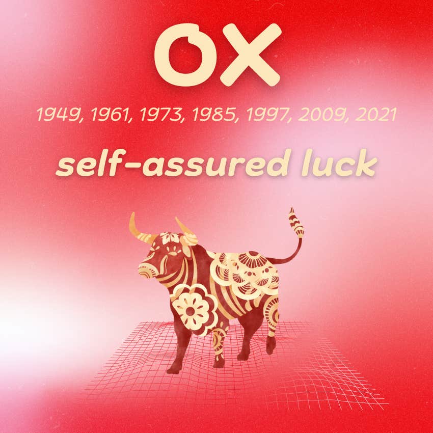 ox lucky chinese zodiac sign june 3-9