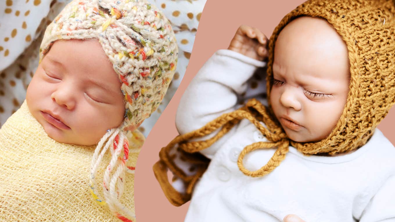 Reborn doll baby are realistic to actual newborn babies