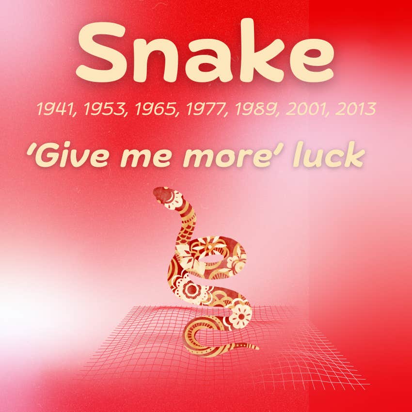 Snake Chinese Zodiac Signs Are Luckiest The Week Of July 1 - 7, 2024