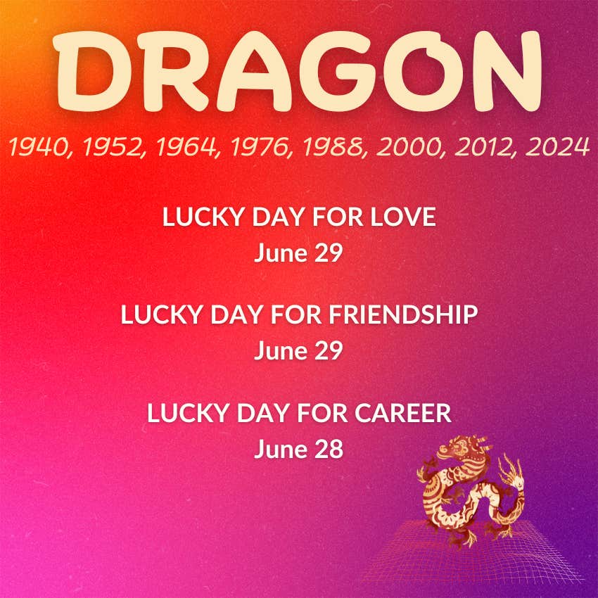 dragon chinese zodiac weekly horoscope june 24-30