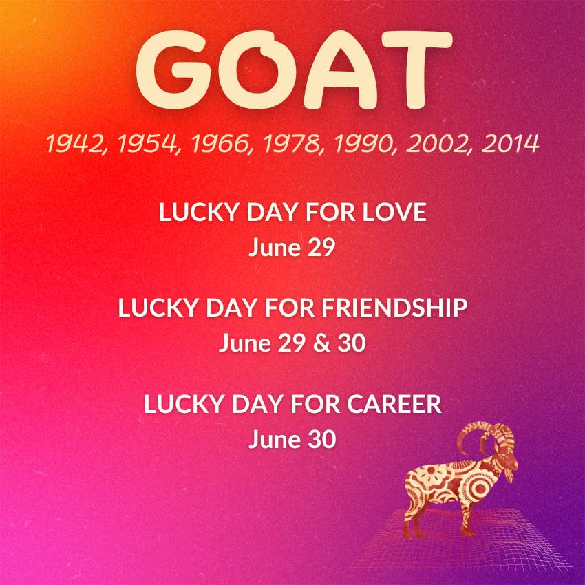 goat chinese zodiac weekly horoscope june 24-30