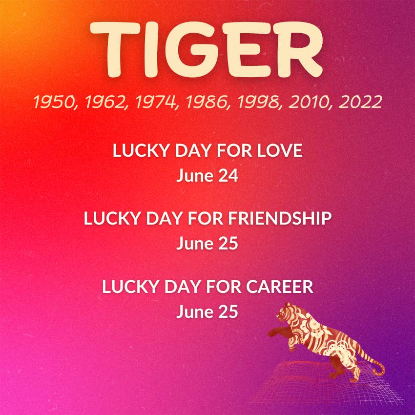 tiger chinese zodiac weekly horoscope june 24-30