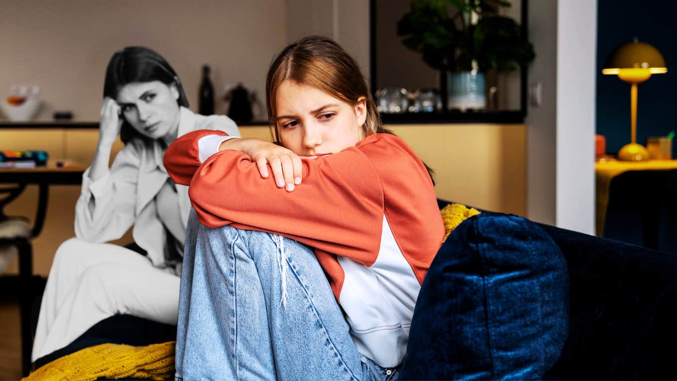 Parent feeling emotional, teen daughter struggling