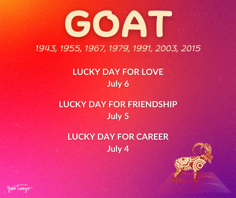goat july 2024 chinese zodiac horoscope