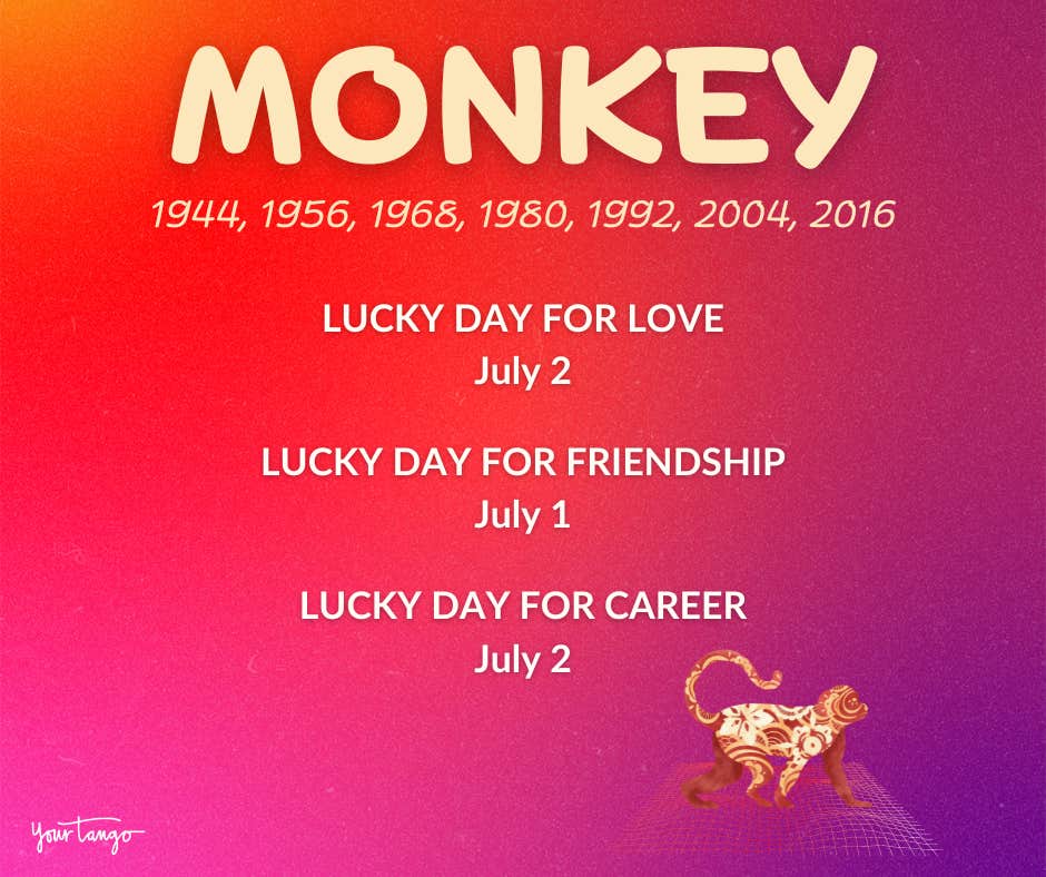 monkey july 2024 chinese zodiac horoscope