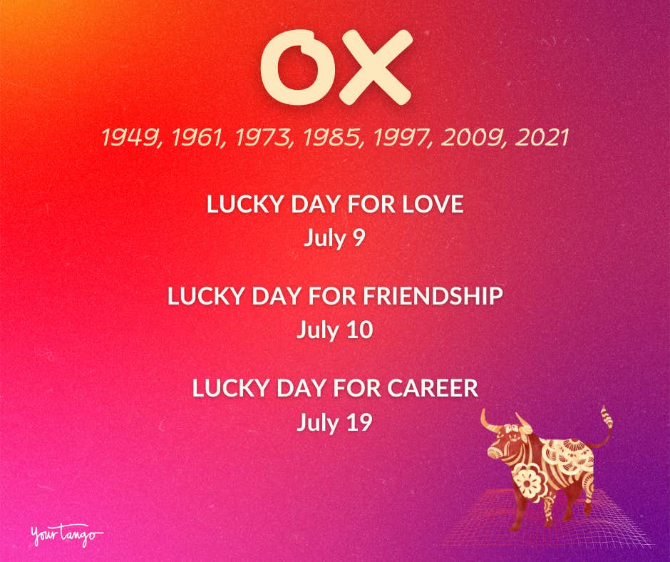 ox july 2024 chinese zodiac horoscope