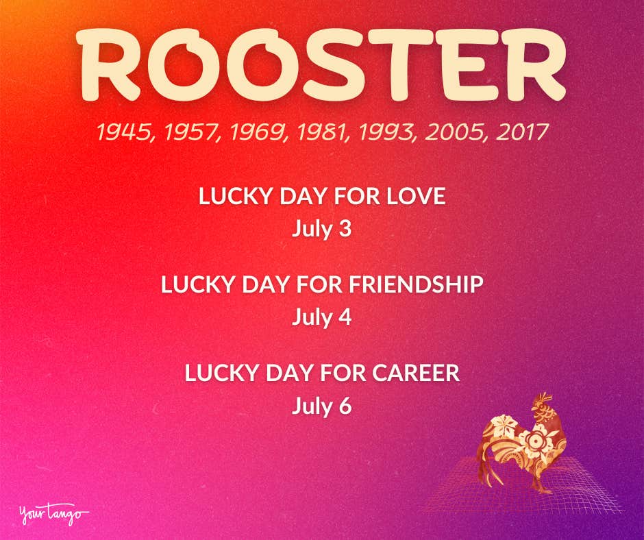 rooster july 2024 chinese zodiac horoscope