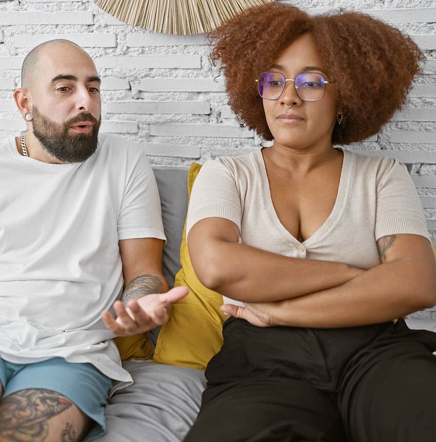 Couple has the same argument again when getting divorced