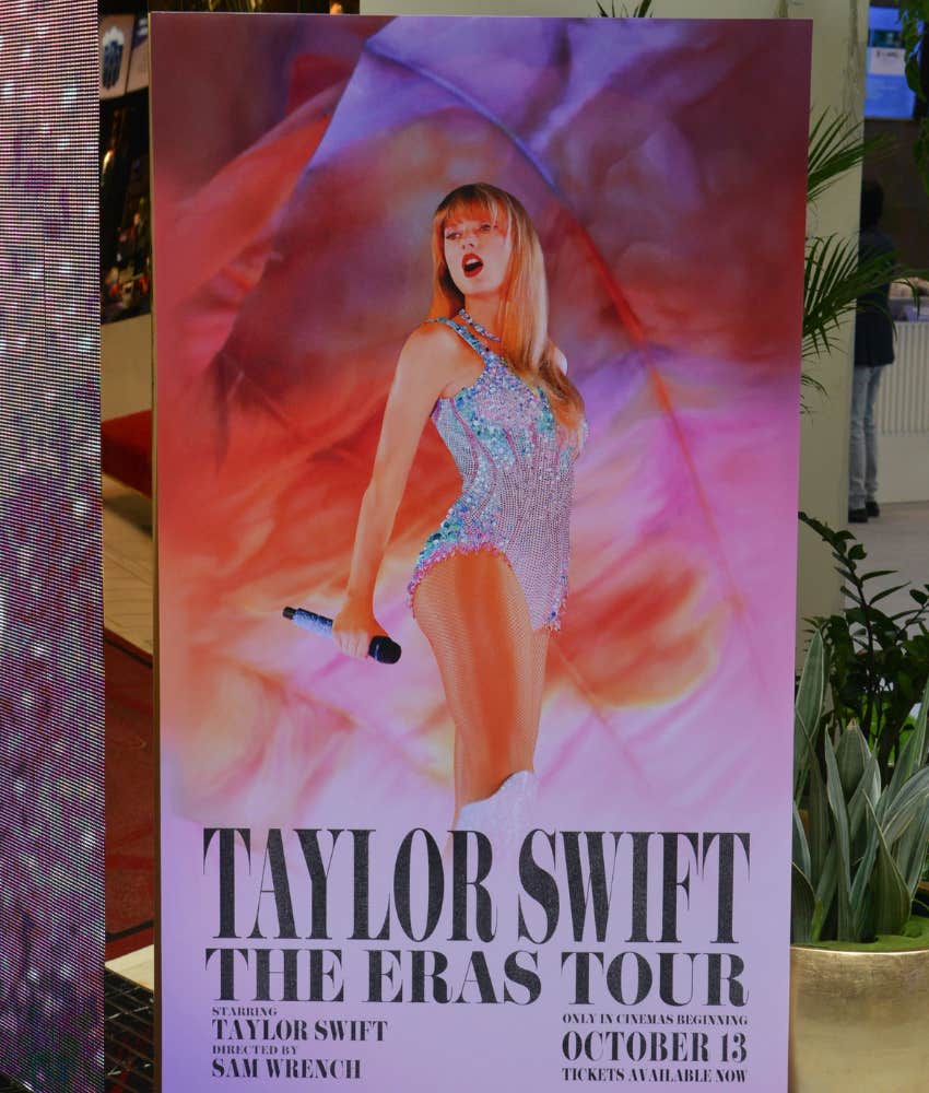 taylor swift on eras tour poster