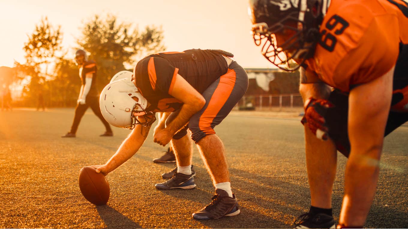 football players in heat wave