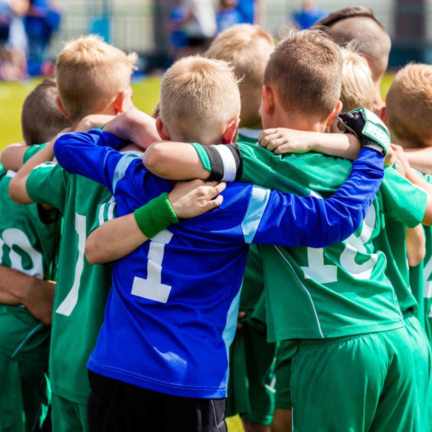 young soccer team 