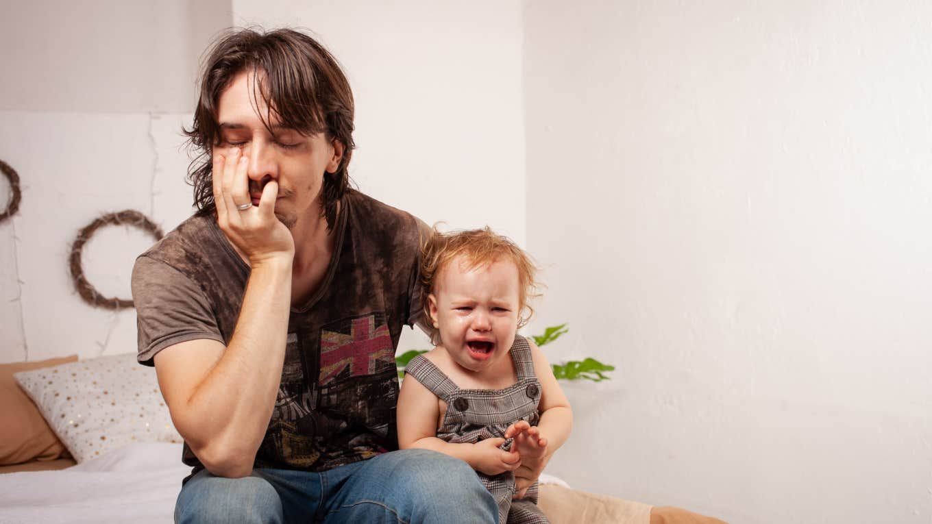 Applicant cries during a job interview after the boss asks him a personal question