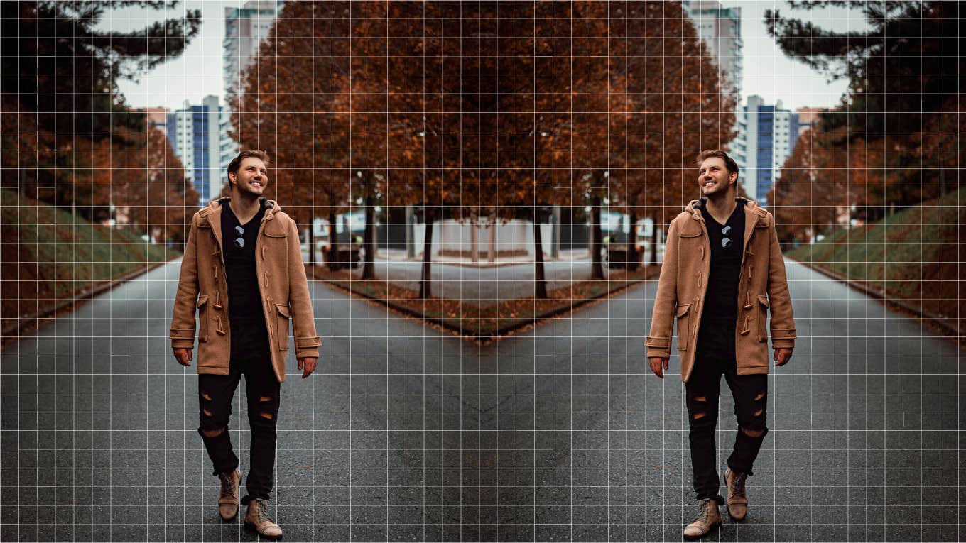 Happy man walking in park, a life well lived