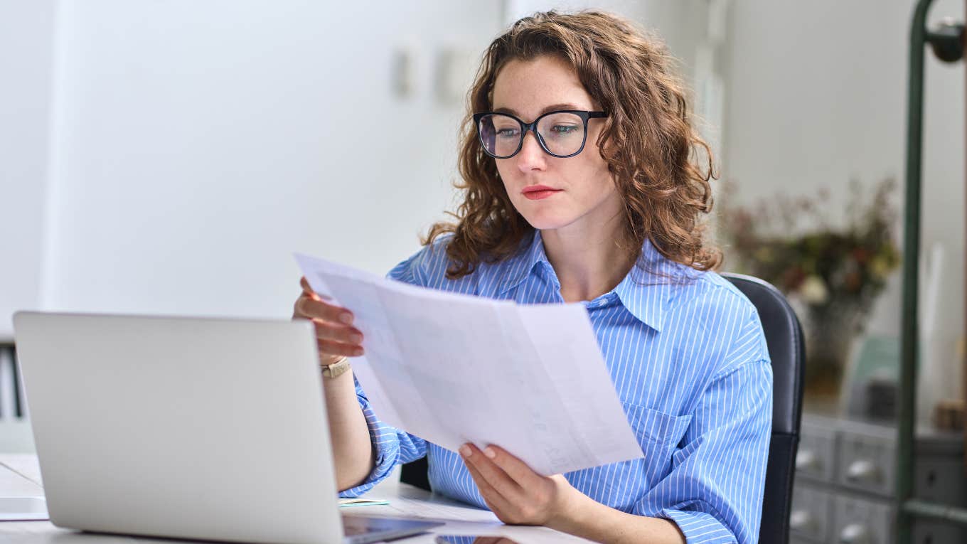 woman working 