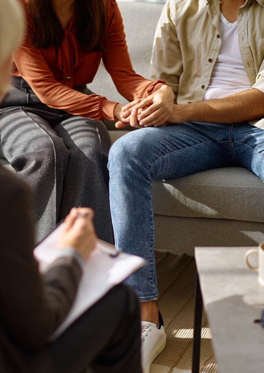 Couple in counseling