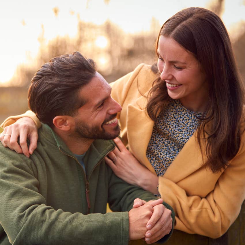 couple enjoying themselves together