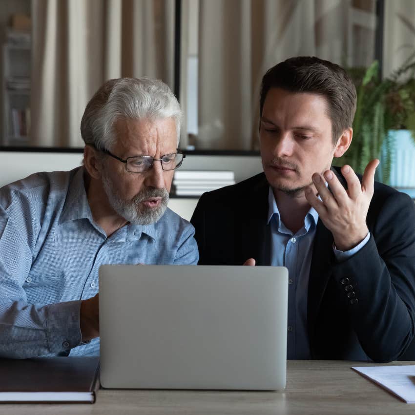 Boomer boss and colleague frustrated over Excel shortcuts.