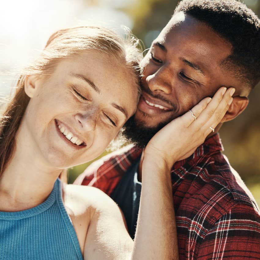 Happy couple before taking a marriage sabbatical