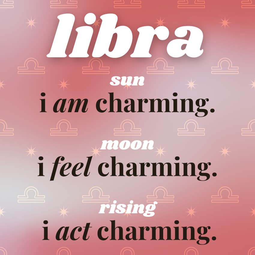 list of differences between libra sun, moon, and rising signs