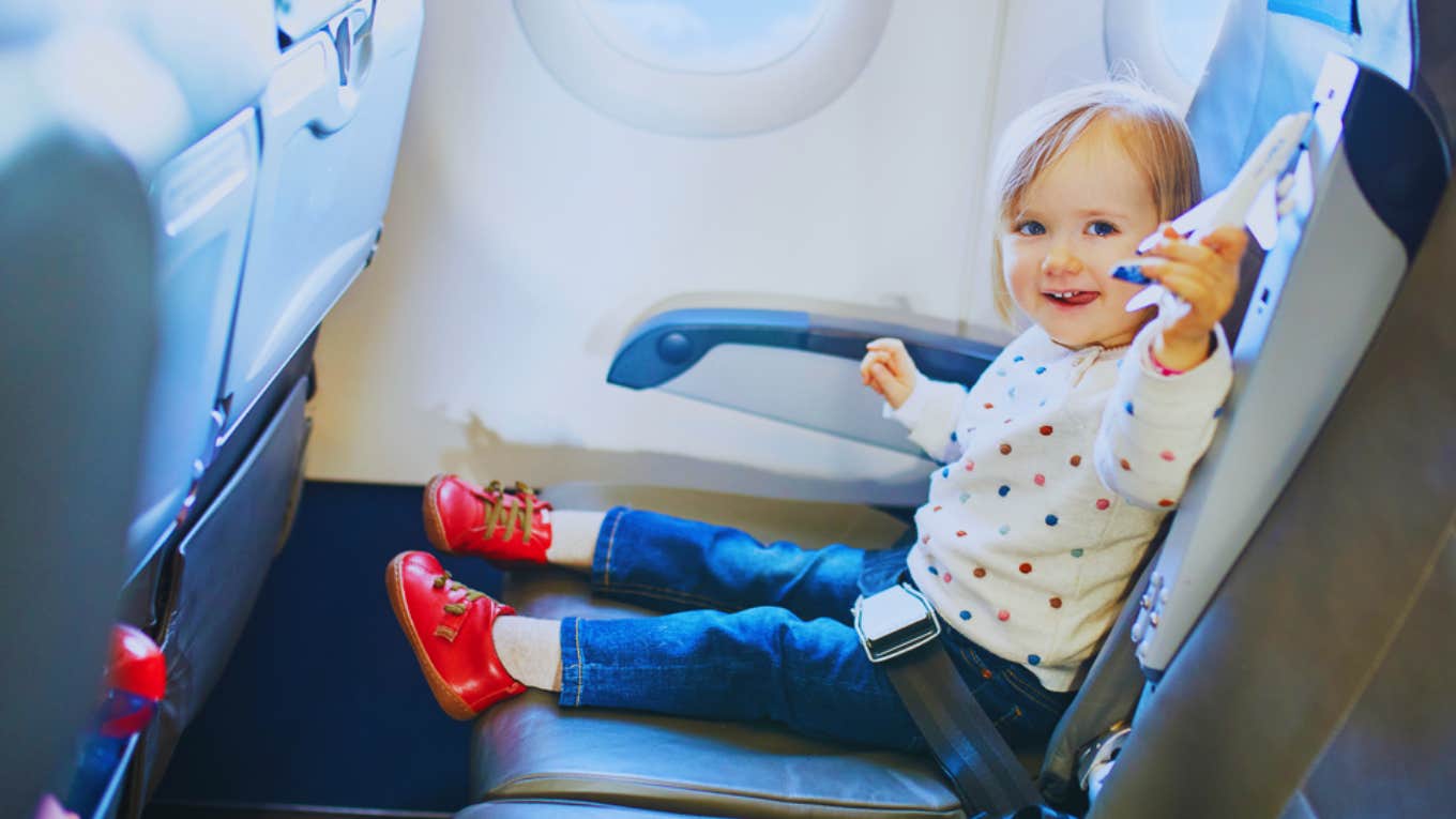 toddler, plane 