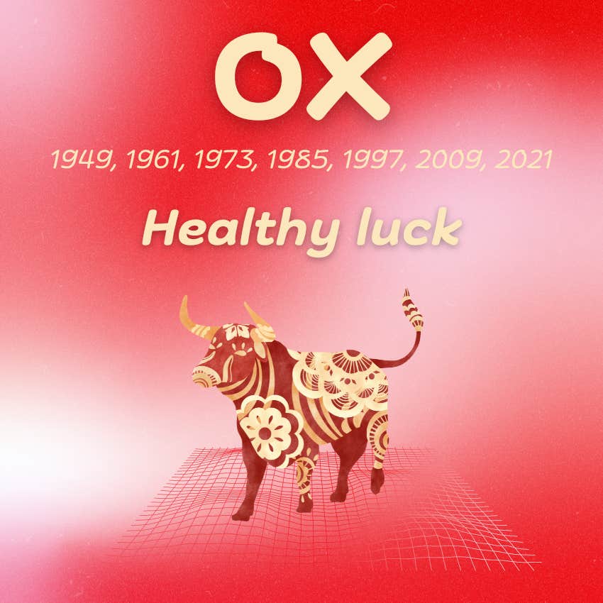 Ox Chinese Zodiac Signs Are Luckiest The Week Of July 22 - 28, 2024