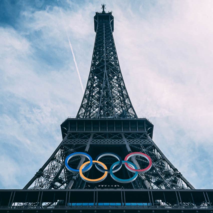 Eiffel tower in Paris for the 2024 Olympics. 